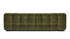 Stan - Stan - Stan Three Seater Sofa, Olive Green Velvet - Image 4