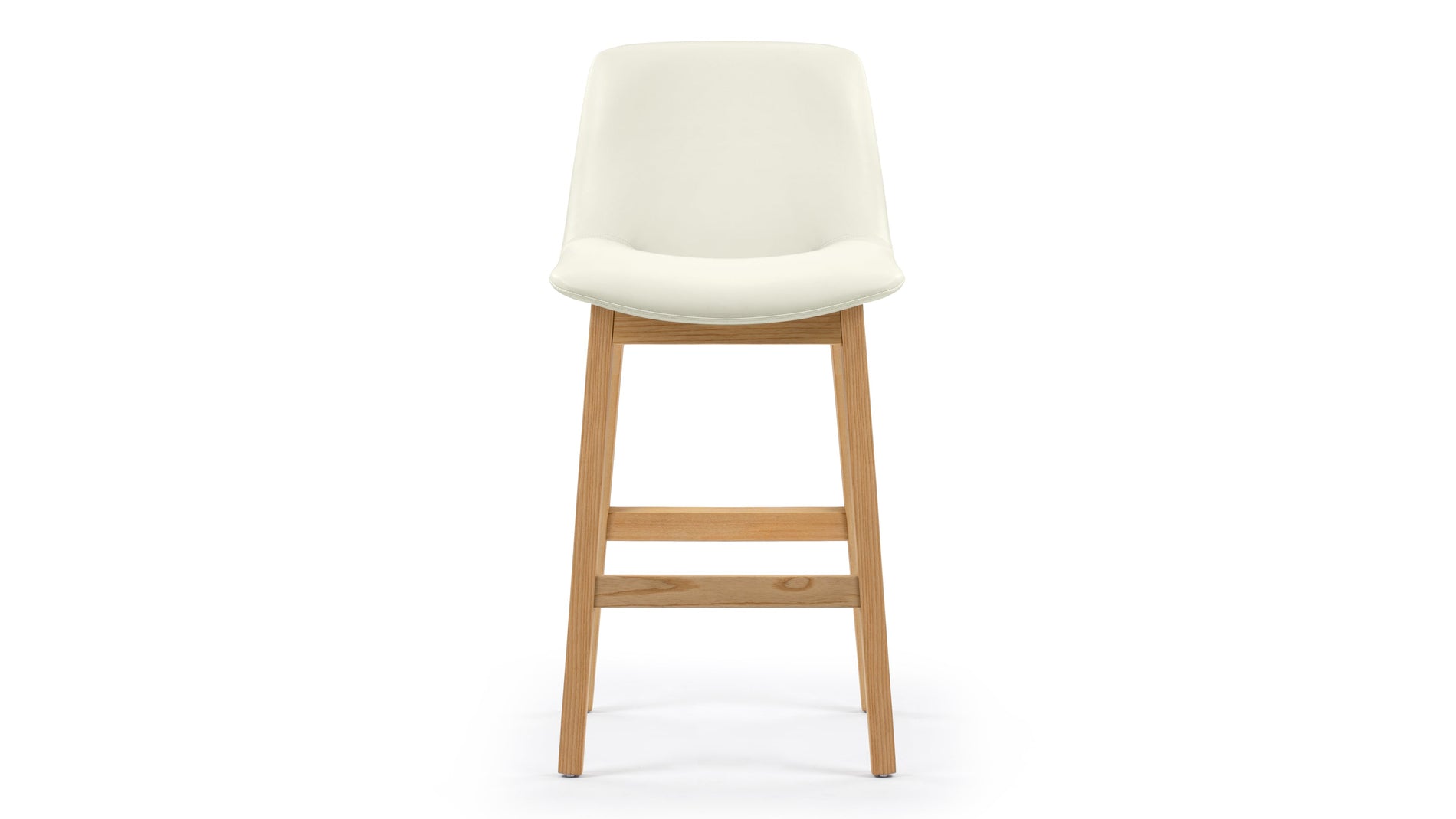 LeBlancEggshell Vegan Leather and Natural Ash