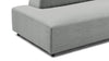 Acqua - Acqua - Acqua Outdoor Sectional Module, Chaise, Left Arm, Dove Gray Performance Weave - Image 5