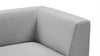 Acqua - Acqua - Acqua Outdoor Sectional Module, Chaise, Left Arm, Dove Gray Performance Weave - Image 6