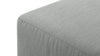 Acqua - Acqua - Acqua Outdoor Ottoman, Dove Gray Performance Weave - Image 6