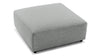 Acqua - Acqua - Acqua Outdoor Ottoman, Dove Gray Performance Weave - Image 3