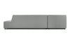 Acqua - Acqua - Acqua Outdoor Sectional, Left Corner, Dove Gray Performance Weave - Image 4