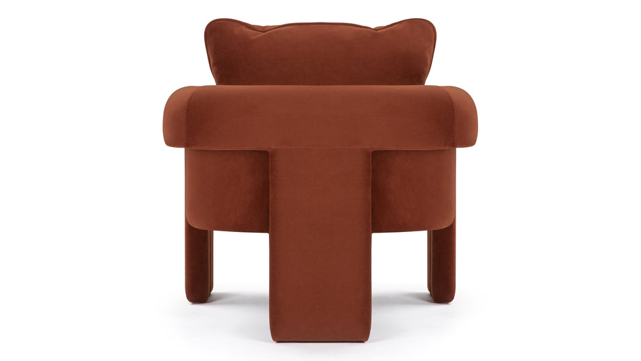 De LuzDe Luz - De Luz Armchair, Russet Plush Velvet