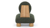 Hayes - Hayes - Hayes Lounge Chair, Pine Boucle - Image 4