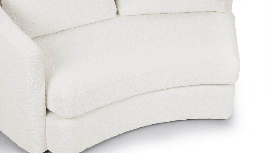 LanvinLanvin - Lanvin Sofa Module, Left Arm, Pearl Boucle