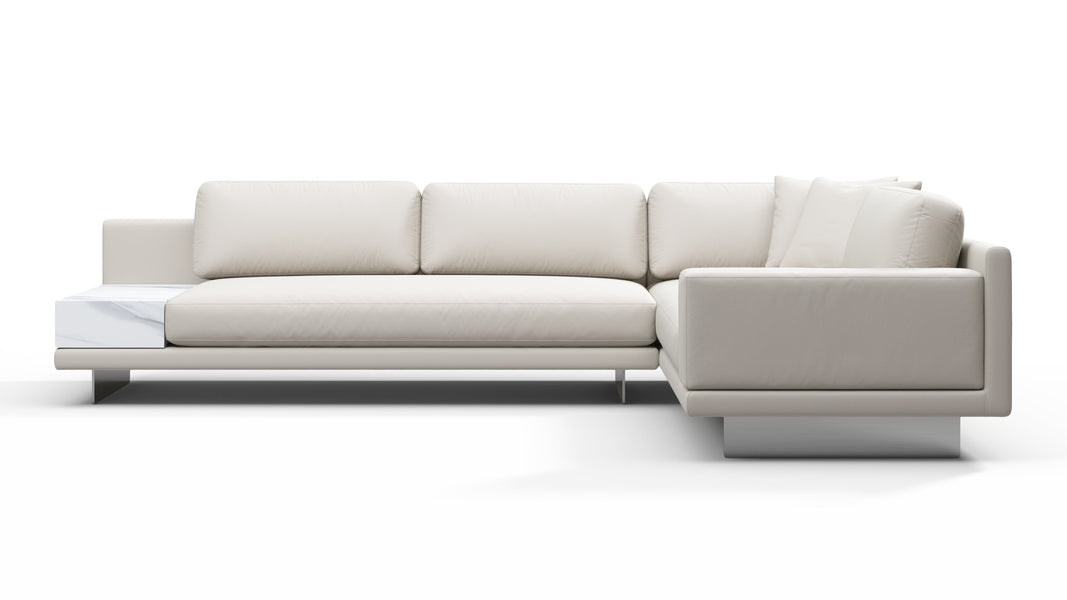 AlessioAlessio - Alessio Outdoor Sectional, Small Left Corner, Shell Performance Weave