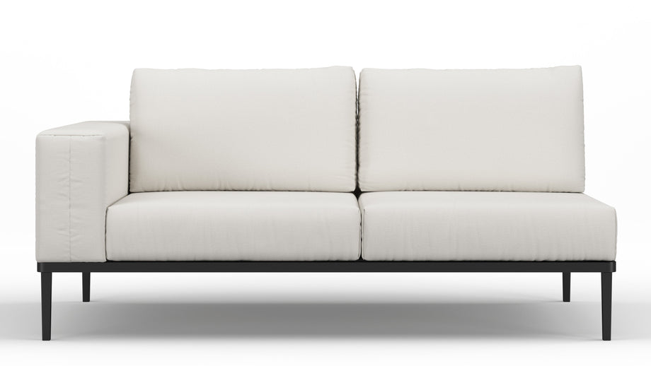 MarcusMarcus - Marcus Outdoor Two Seater Sofa, Left Arm, Shell Performance Weave