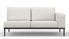 Marcus - Marcus - Marcus Outdoor Two Seater Sofa, Right Arm, Shell Performance Weave - Image 1