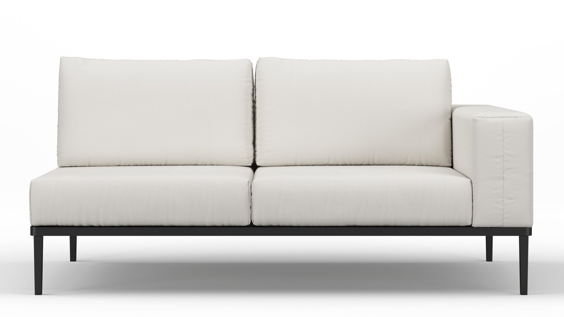 MarcusMarcus - Marcus Outdoor Two Seater Sofa, Right Arm, Shell Performance Weave
