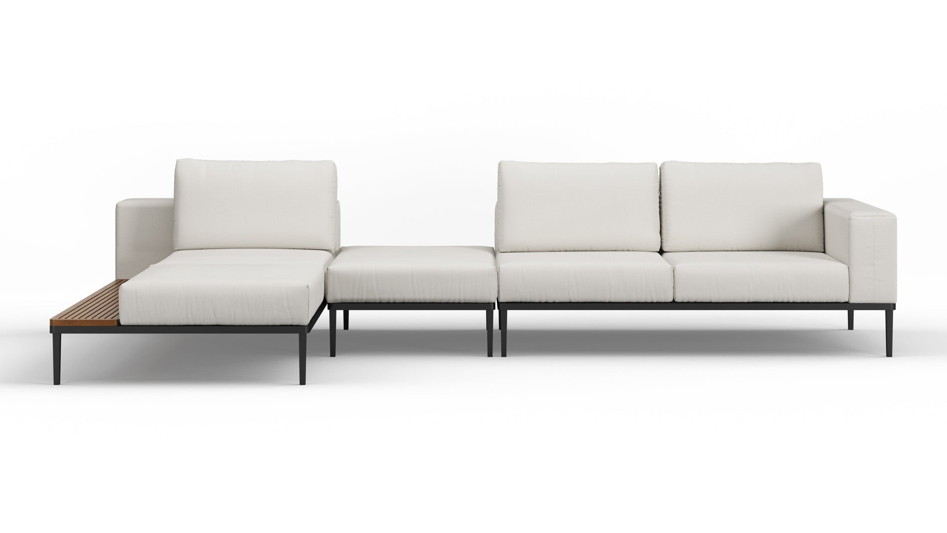MarcusMarcus - Marcus Outdoor Sectional, Links -Chaise, Shell Performance Webewable