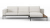 Marcus - Marcus - Marcus Outdoor Sectional, Small, Right Chaise, Shell Performance Weave - Image 1