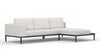 Marcus - Marcus - Marcus Outdoor Sectional, Small, Right Chaise, Shell Performance Weave - Image 2