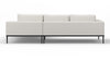 Marcus - Marcus - Marcus Outdoor Sectional, Small, Right Chaise, Shell Performance Weave - Image 4