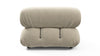 Bellini Module - Eggshell Vegan Suede - Image 6