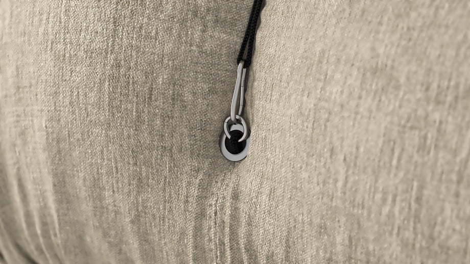 Bellini SeccionalBeige Gray Chenille