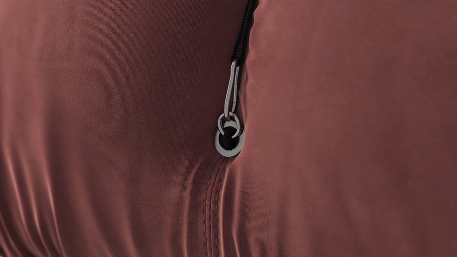 Bellini SeccionalMaroon Velvet
