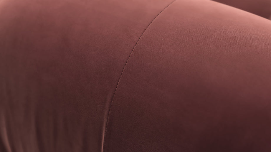 Bellini SeccionalMaroon Velvet