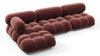 Bellini Sectional - Maroon Velvet - Image 3