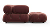 Bellini Sectional - Maroon Velvet - Image 4