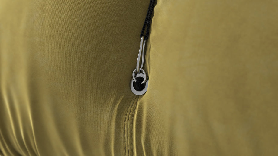 Bellini SeccionalOlive Gold Velvet