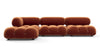 Bellini Sectional - Spice Velvet - Image 1