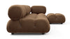 Bellini Sectional - Mocha Velvet - Image 4