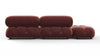 Bellini Sectional - Maroon Velvet - Image 5