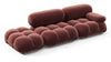 Bellini Sofa - Maroon Velvet - Image 3