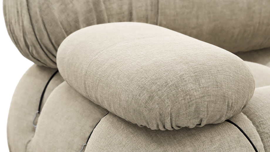 Sofá BelliniBeige Gray Chenille