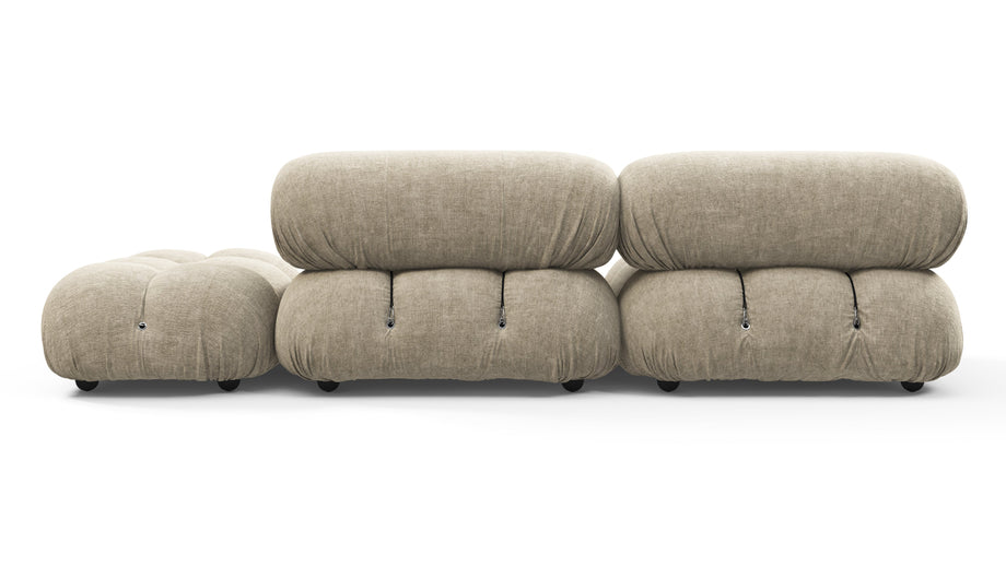 Sofá BelliniBeige Gray Chenille