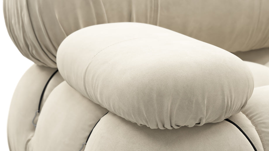 Sofá BelliniEggshell Vegan Suede