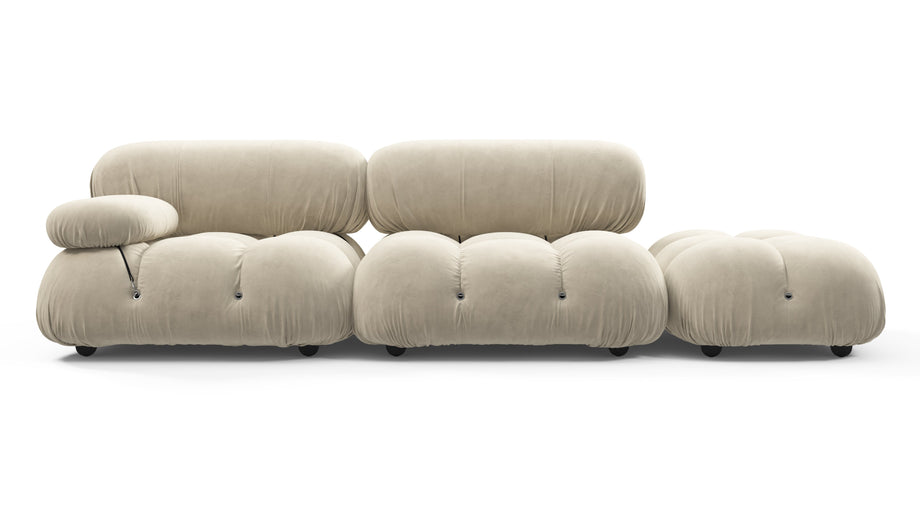 Sofá BelliniEggshell Vegan Suede