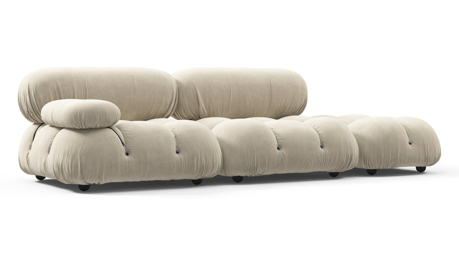 Sofá BelliniEggshell Vegan Suede