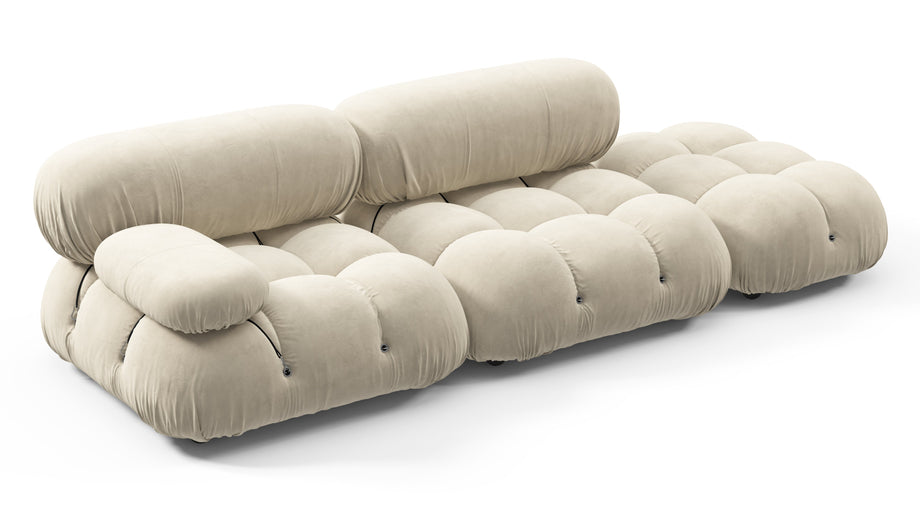 Sofá BelliniEggshell Vegan Suede
