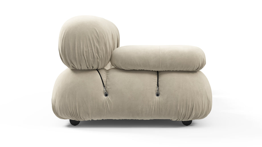 Sofá BelliniEggshell Vegan Suede
