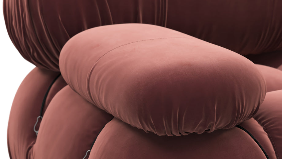 Sofá BelliniMaroon Velvet