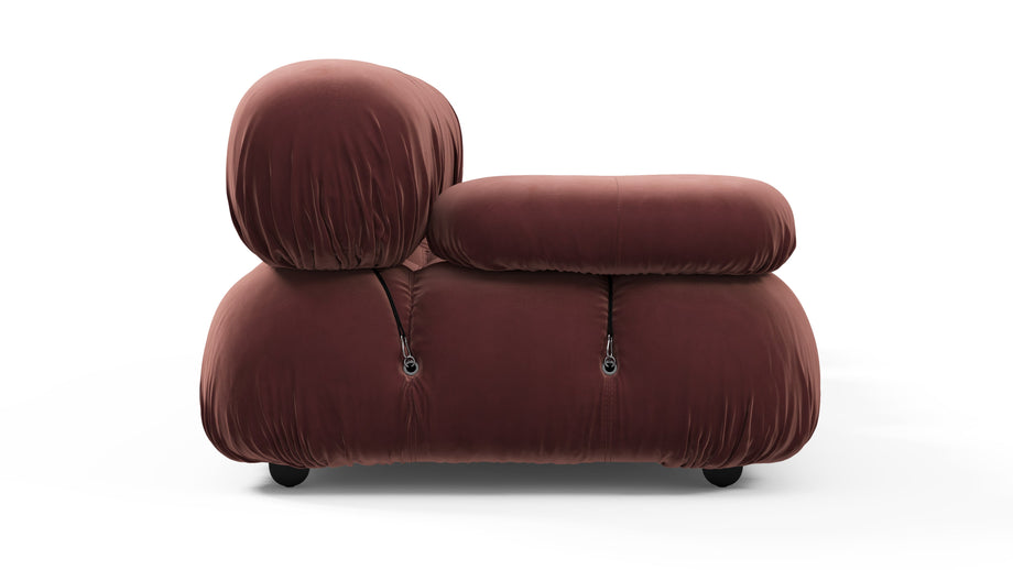 Sofá BelliniMaroon Velvet