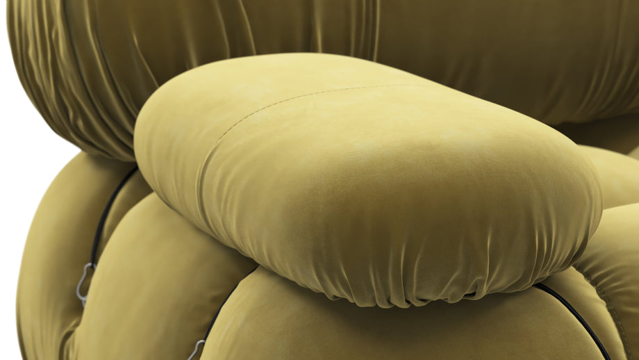 Sofá BelliniOlive Gold Velvet