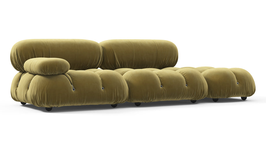 Sofá BelliniOlive Gold Velvet