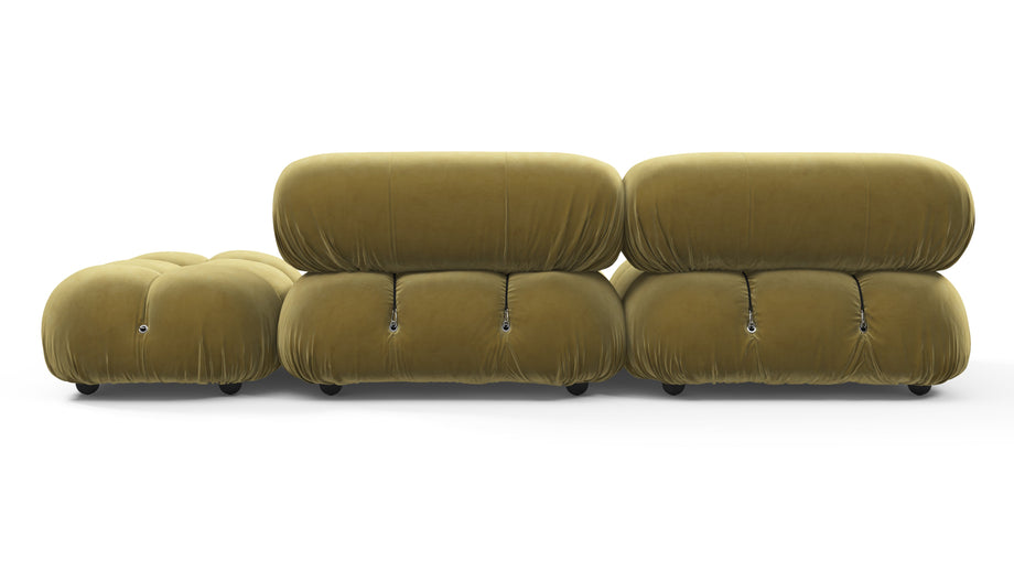 Sofá BelliniOlive Gold Velvet