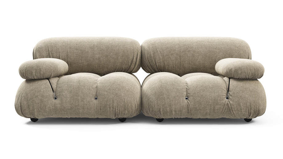 Sofá BelliniBeige Gray Chenille