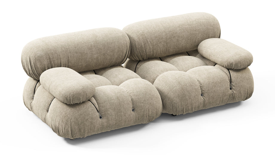 Sofá BelliniBeige Gray Chenille