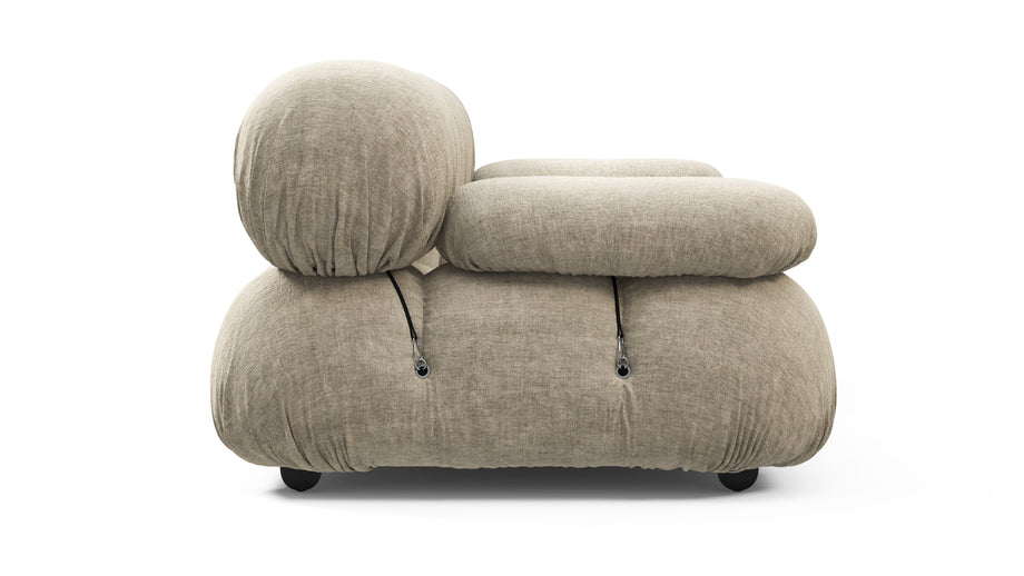 Sofá BelliniBeige Gray Chenille