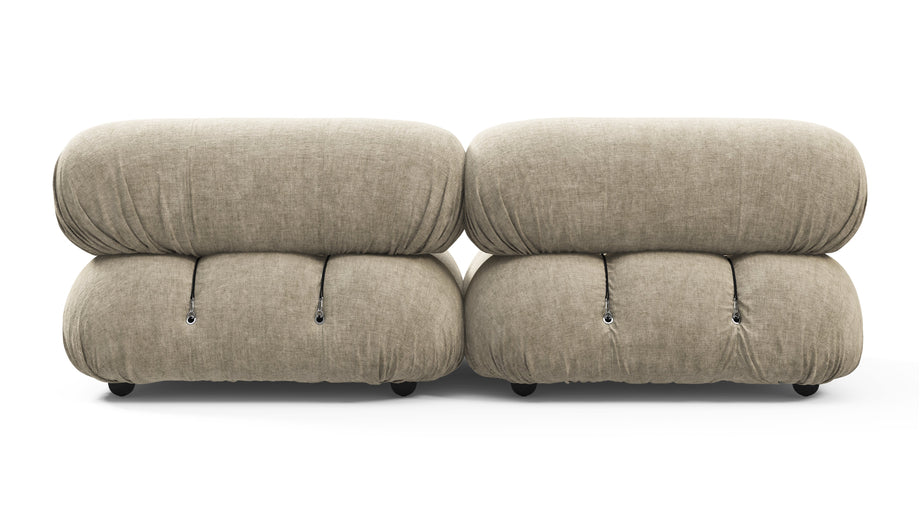 Sofá BelliniBeige Gray Chenille