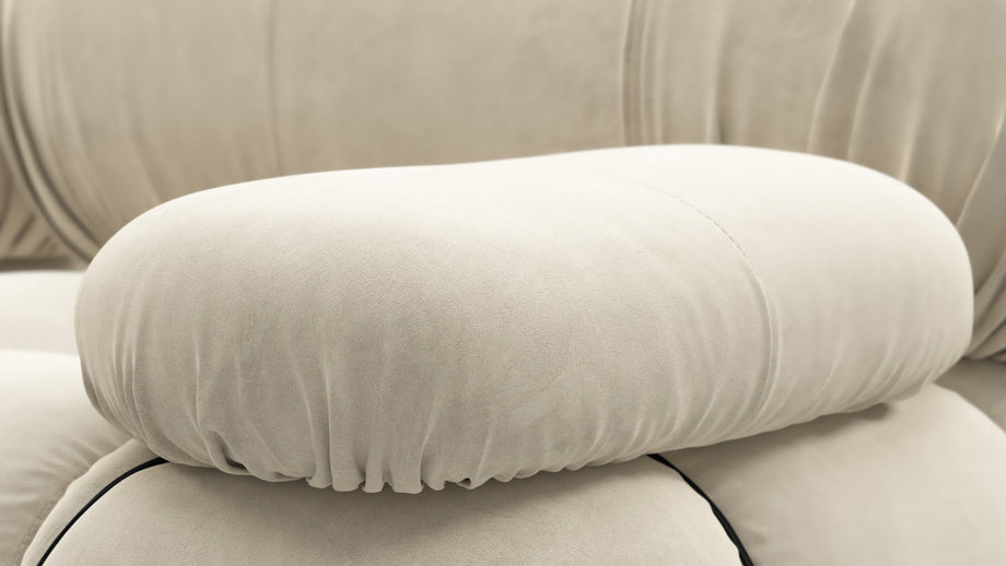 Sofá BelliniEggshell Vegan Suede