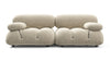 Bellini Sofa - Eggshell Vegan Suede - Image 1