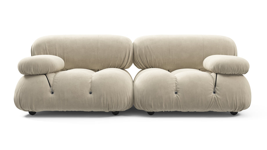 Sofá BelliniEggshell Vegan Suede