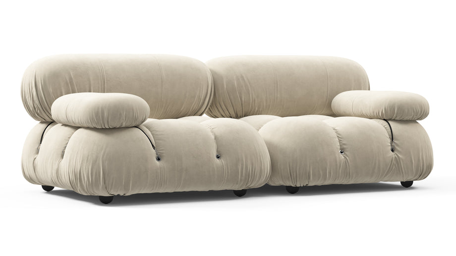 Sofá BelliniEggshell Vegan Suede