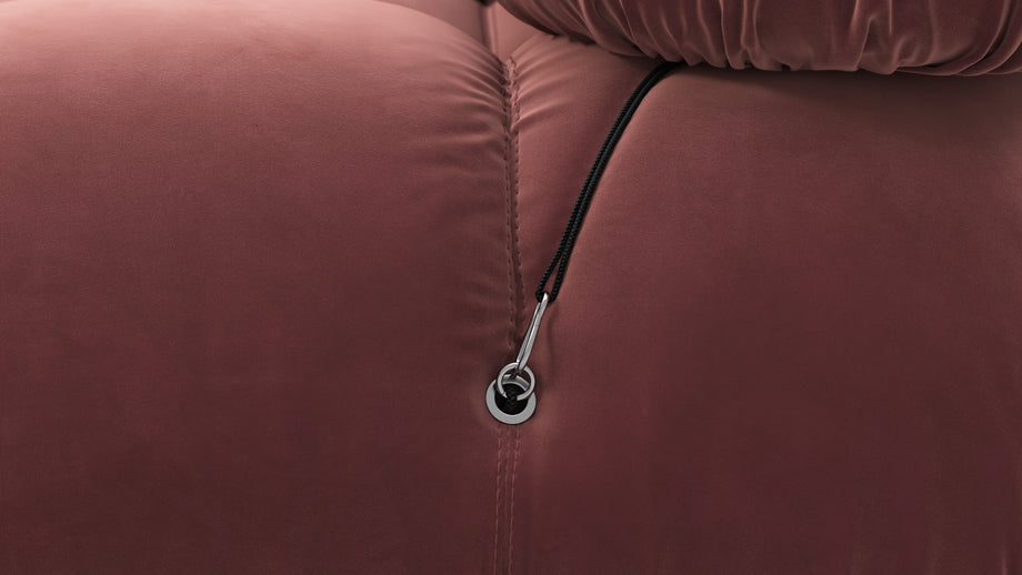 Sofá BelliniMaroon Velvet